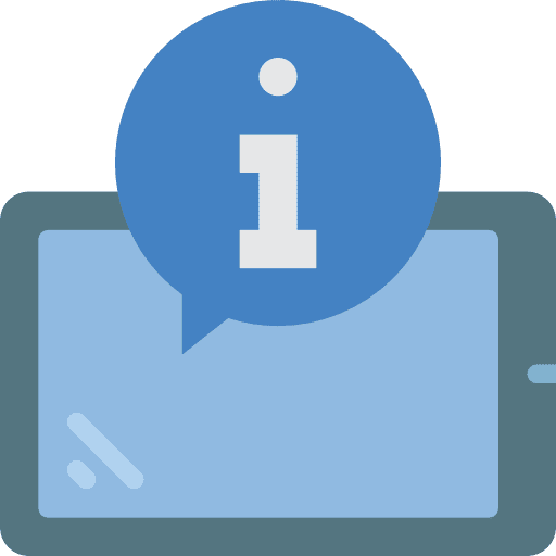 Tablet technology touch screen ipad icon