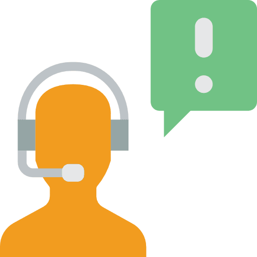 Telemarketer people headphones user icon