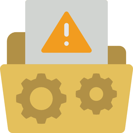 Folder files and folders storage office material icon