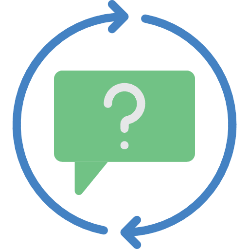Question conversation communication communications icon