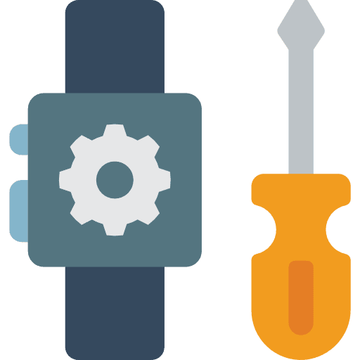 Smartwatch technology electronics screwdriver icon