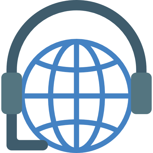 Support support communications headset icon