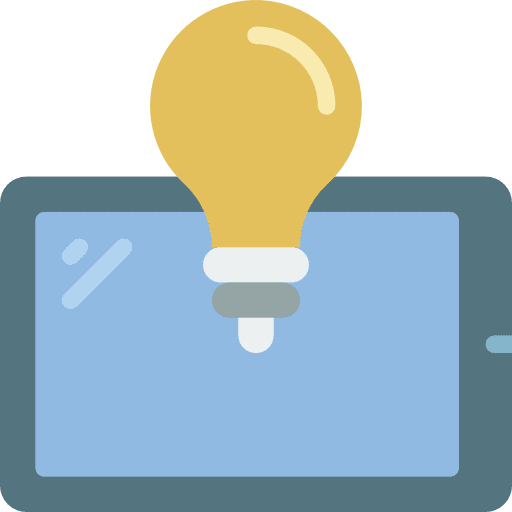 Tablet electronic electronics idea icon