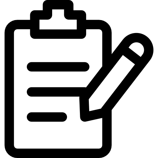 List tasks interface tick icon