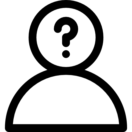 Question missing mystery person problem icon