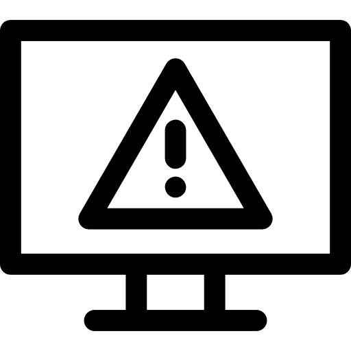 Error panel error electronics icon