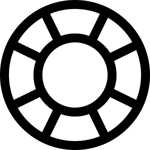 Lifesaver lifebuoy help lifeguard icon