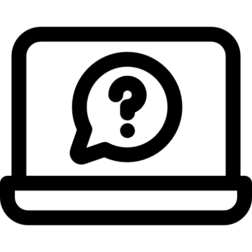 Notebook help people technology icon