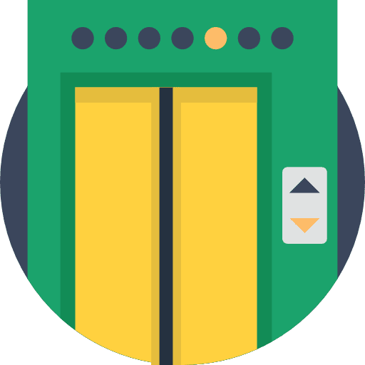 Elevator real estate transportation elevator icon