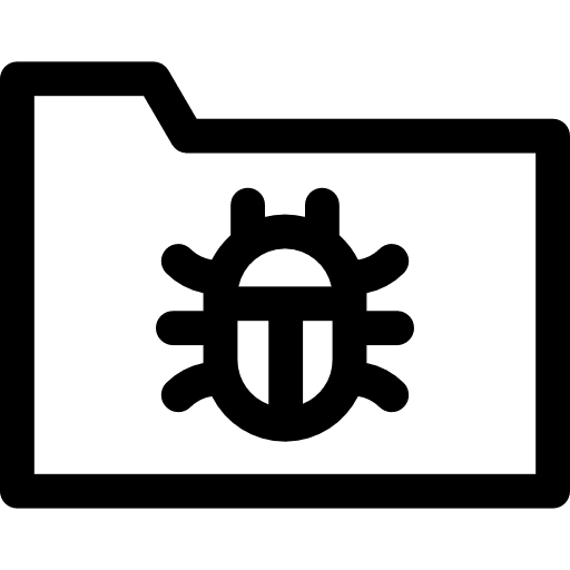 Virus virus files computer icon