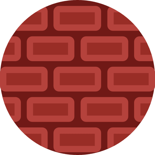 Wall wall brick wall construction icon