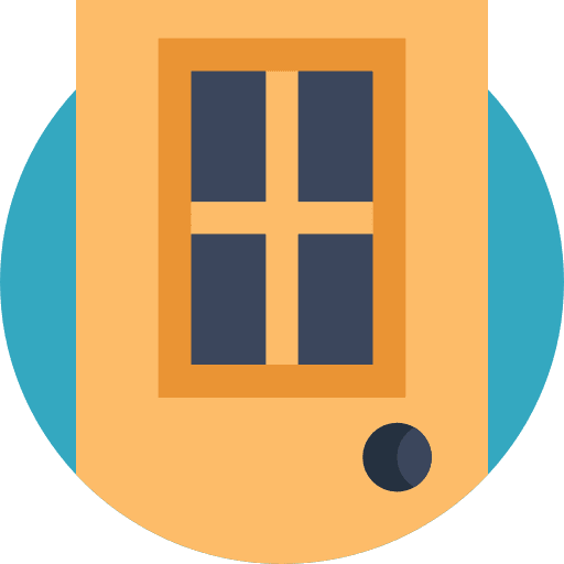 Door door construction and tools furniture and household icon