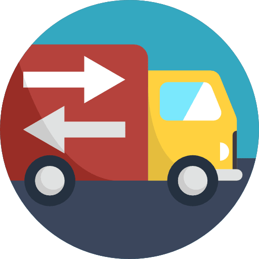 Delivery truck delivery vehicle deliver icon
