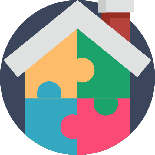 Home puzzle property home icon