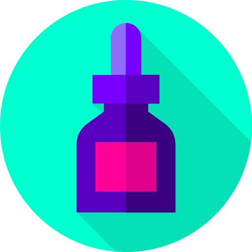 Oil bottle serum hair oil icon