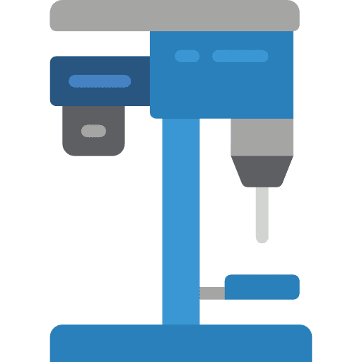 Drill wall repair construction and tools icon