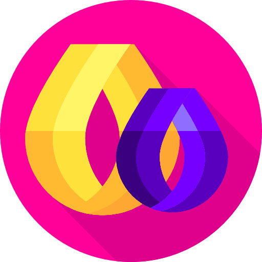 Hair color sample beauty grooming sample icon