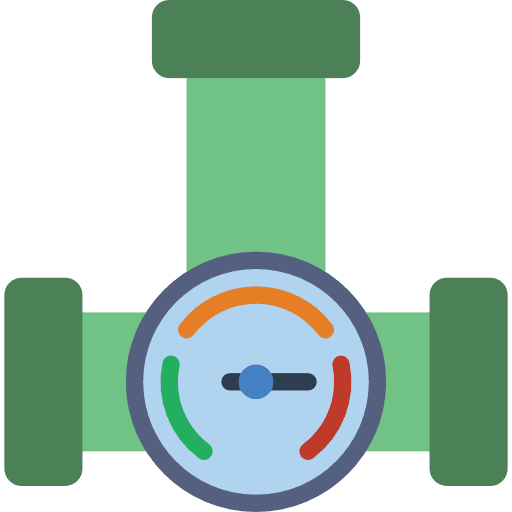 Pipe construction and tools pipe gas pipe icon