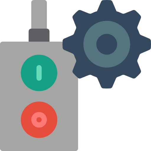 Switch off industry industrial icon