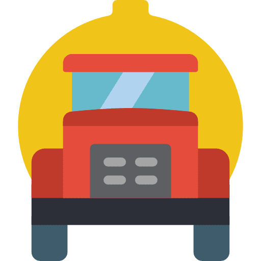 Tank truck diesel transportation transport icon