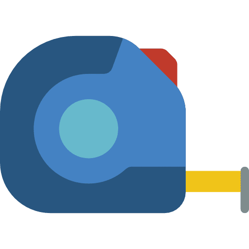 Measuring tape tape construction and tools ruler icon