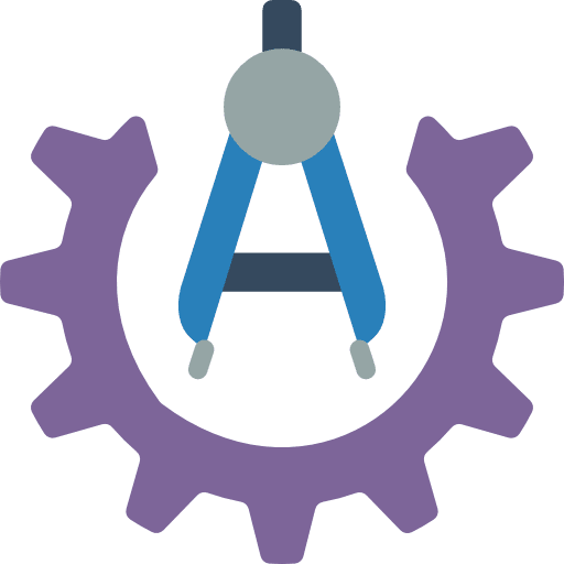 Options options compass cogwheel icon