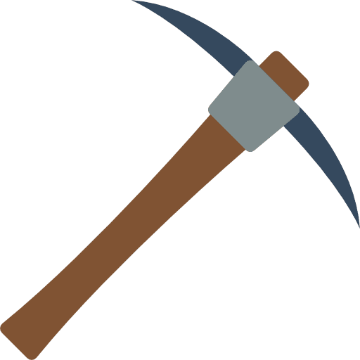 Pick tools and utensils improvement dig icon