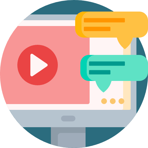 Online class education online screen icon