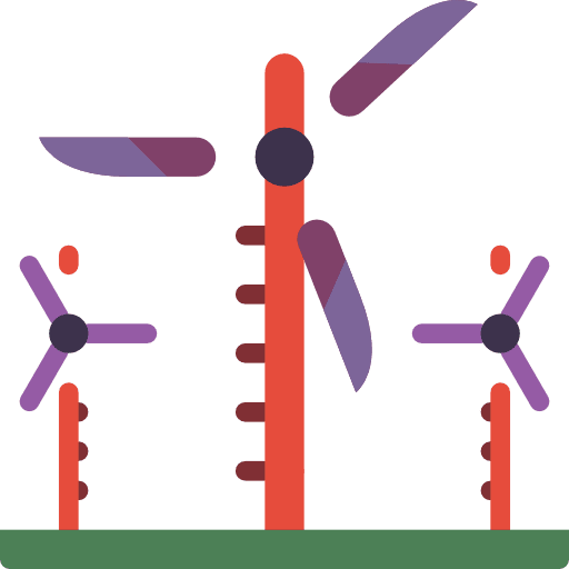 Windmill ecological windmill ecology icon