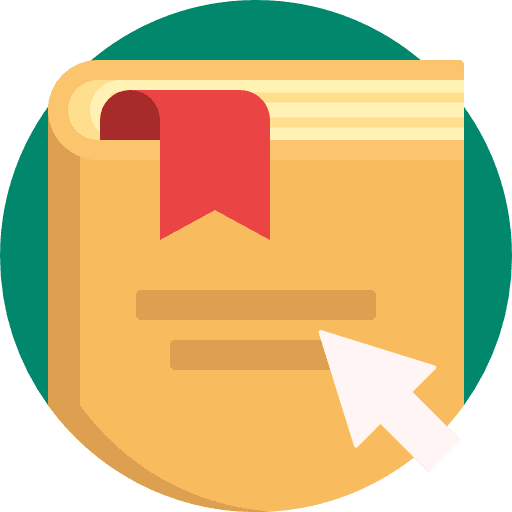 Book business interface agenda icon