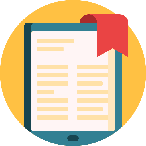 Ebook bookmark technology ebook icon