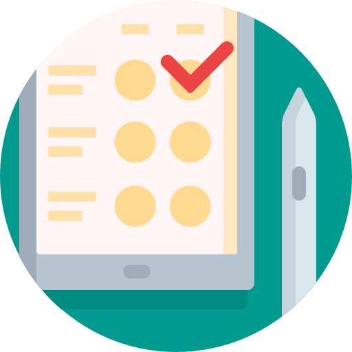 Online test computer online online test icon