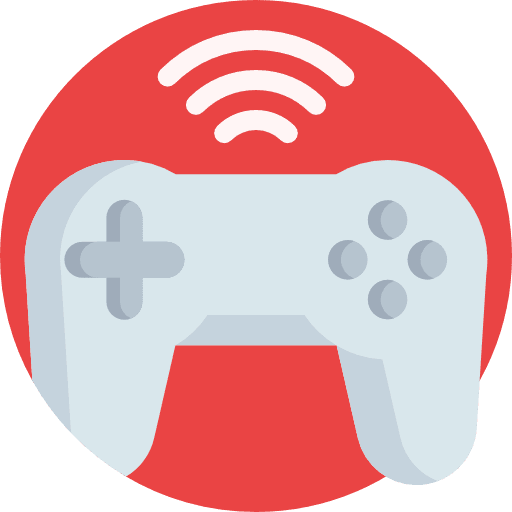 Gamepad multimedia gaming electronic icon