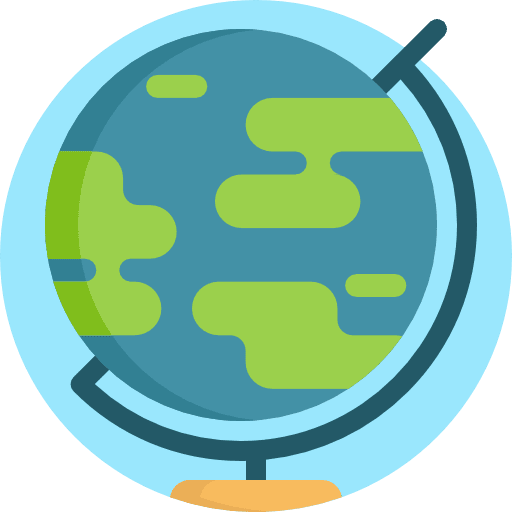 Globe planet geography planet earth icon