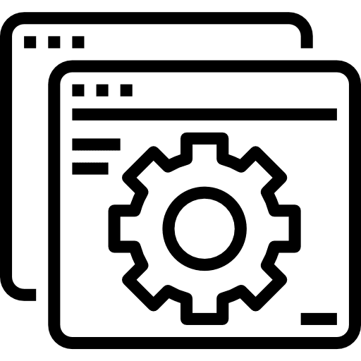 Feature gear computing interface icon