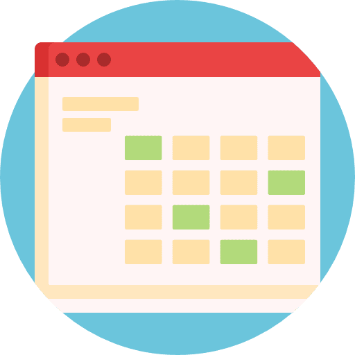 Schedule date calendar time icon