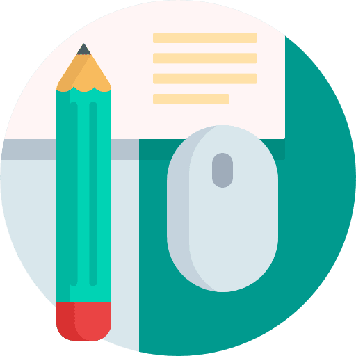 Stationery education pen stationery icon