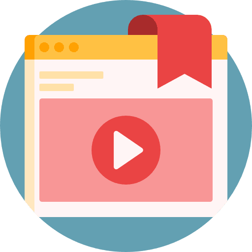 Video player movie multimedia video player icon