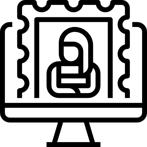 Gallery art and design ui landscape icon