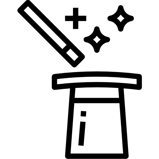 Wizard hat miscellaneous creation icon