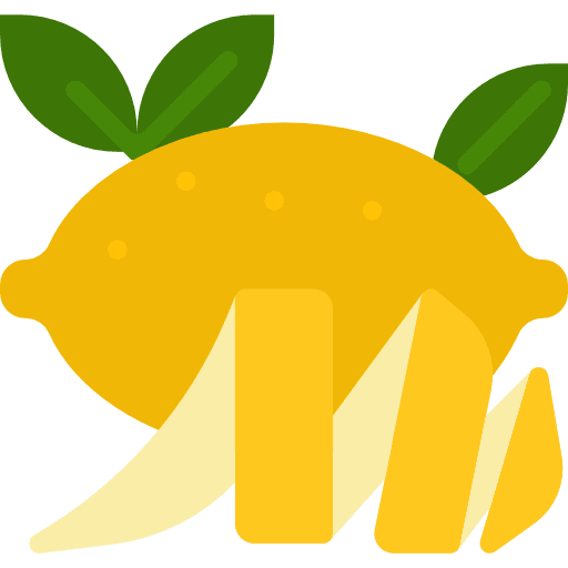 Lemon citrus food essential icon