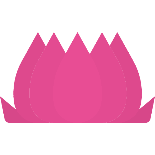 Lotus flower chakra oriental nature icon