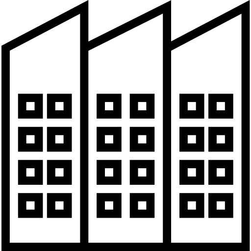 Factory powerplant ar empire state building icon