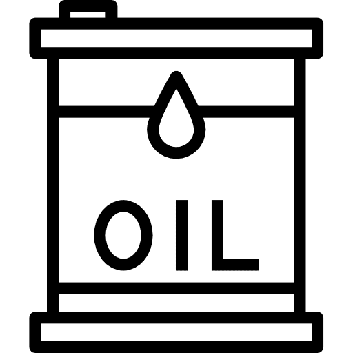 Oil industry energy barrels icon
