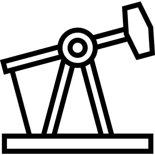 Pump jack industry buildings extraction icon