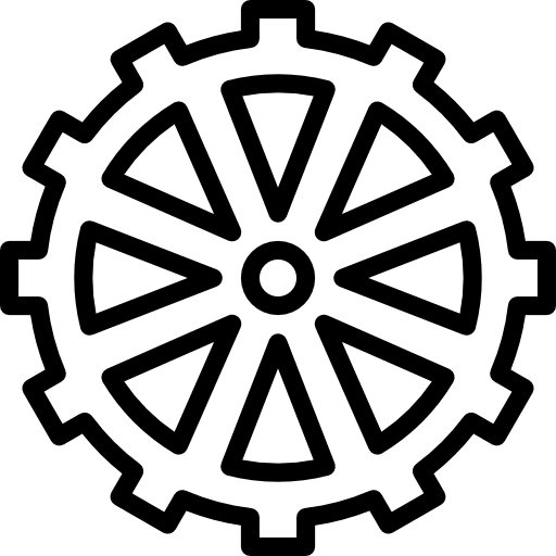 Gear gear transportation cogwheel icon