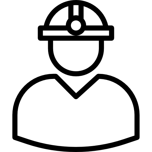 Professional user professions and jobs construction icon