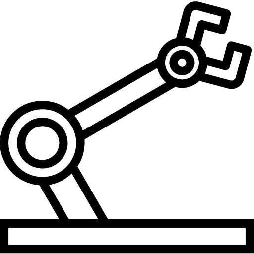 Robot arm electronics robot robot arm icon