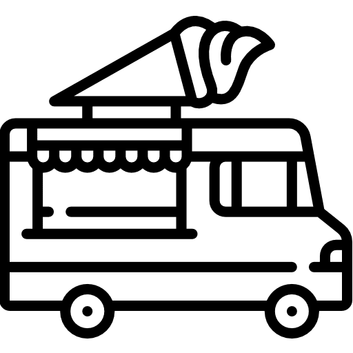 Ice cream truck ice cream truck transportation ice cream icon