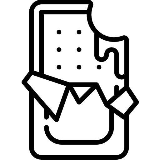 Ice cream food and restaurant summer dessert icon